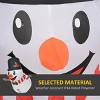 TopComfy Decorative Holiday Scene Props Outdoor Christmas Display Inflatable Hanging Snowman Festive Holiday for Garden Decor, White, 6.3"*6.3"*4.73" - 3 of 4