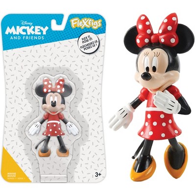 FleXfigs Mickey & Minnie Red and Black Articulated Action Figures