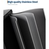 Gallon Stainless Steel Double Trash Can with Lid for Kitchen, Large Dual Trash and Recycle Bin Combo - 3 of 4