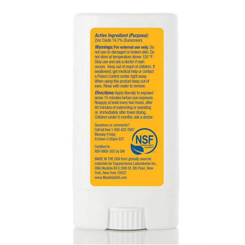 Mustela Mineral Baby Sunscreen Stick - SPF 50 - 0.6oz, 4 of 10