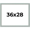 PosterPalooza | Refined Blue Picture Frame - UV Acrylic, Backing Board, Hanging Hardware Included - 2 of 4
