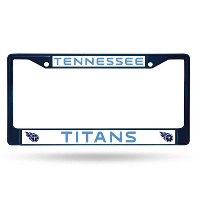  NFL Tennessee Titans Colored Chrome License Plate Frame 