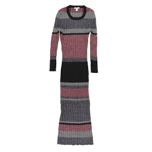 bar III Womens Striped Sweater Dress - 1 of 2