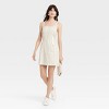 Women's Linen Mini Vest Dress - A New Day™ - 3 of 3