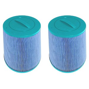 Hurricane 2 Pack HF6H502-01M Elite Aseptic Pool and Spa Filter Cartridge Replacement for PAS50SV-F2M, Unicel 6CH-502, Filbur FC-0311, Blue - 1 of 4
