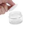 Unique Bargains Transparent Cream Glass Bottle for Bathroom 1 Pc - 3 of 4