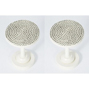 Coil Designer Decor Drapery Medallion Holdback - 3 Finishes - 1 of 1