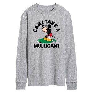 Men's - Disney - Can I Take A Mulligan Long Sleeve Graphic T-Shirt - 1 of 4