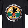 Men's - Disney - Perfect Day Explore Outside Short Sleeve Graphic T-Shirt - 2 of 4