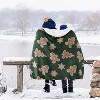 Flannel Christmas Throw Blanket for Couch, Christmas Decorations Gifts for Women, Warm Throw Blanket. - 4 of 4