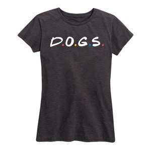 Women's - Instant Message - Dogs Short Sleeve Graphic T-Shirt - 1 of 4