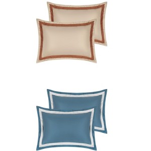 Unique Bargains Room Decoration Polyester Mother's Day Gift Wrinkle-Resistant Pillowcase 4 Pcs - 1 of 4