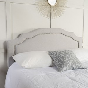 Queen/Full Killian Headboard Tufted Modern and Contemporary Upholstered Fabric Headboard-Christopher Knight Home - 1 of 4