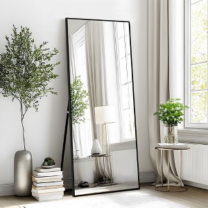 NicBex Large Freestanding Mirror Large Floor Mirror Aluminum Alloy Frame Oversized Mirror for Living Room Bedroom Entryway - 1 of 4