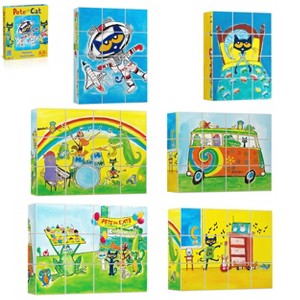 PICASSO-TILES Pete the Cat Magnetic Cubes Set - 1 of 4