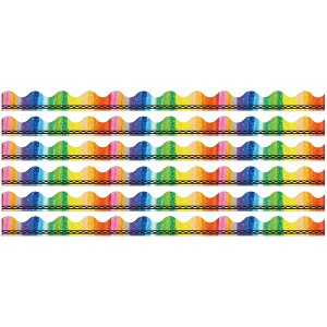 Eureka® Crayola® Rainbow Deco Trim®, 37 Feet Per Pack, 6 Packs - 1 of 4