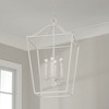 Capital Lighting Grady 4 - Light Chandelier in  Textured White - 4 of 4