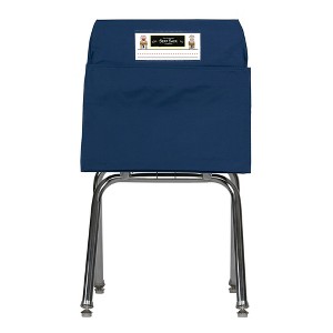 Seat Sack® Standard Chair Pocket Classroom Storage Organizer - 14 inch, Blue - 1 of 3