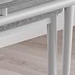 washed gray + white tube