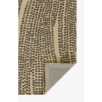 Axel Black and Natural Wool Handtufted Rug
