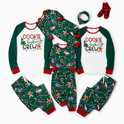 PATPAT Family Christmas Pjs Matching Sets Holiday Jammies Sleepwear Christmas Pajamas for Family Xmas Outfits with Socks