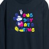 Men's - Disney - Mickey One Day At A Time Long Sleeve Graphic T-Shirt - 2 of 4
