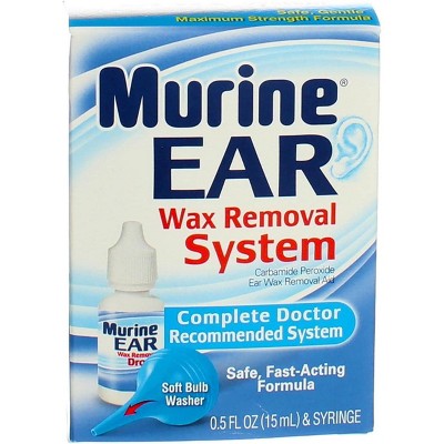 MURINE EAR WAX REMOVAL SYSTEM INCLUDES SOFT BULB 0.5OZ