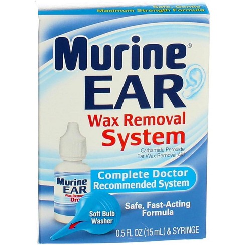 MURINE EAR WAX REMOVAL SYSTEM INCLUDES SOFT BULB 0.5OZ - image 1 of 4