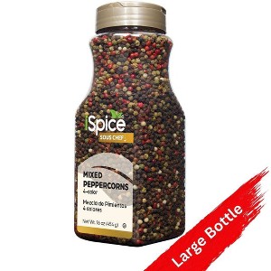 iSpice | Peppercorn Blend | 4 Color | 16 oz | Bulk Size | Gourmet Spice | Kosher - 1 of 3
