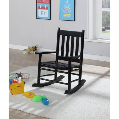 Annie Solid Wood Slat Back Youth Rocking Accent Chair - Coaster