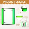 Unique Bargains Acrylic Wall Tabletop Display Floating Single Image Frame - 3 of 4