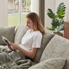 Aukfa 108.2"L-Shaped Chenille Sectional Sofa with Chaise,No Assembly Required Modular Sofa,Tufted Upholstery,Khaki - 4 of 4