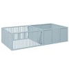 LAOTIES 81" Dog Whelping Box,2 Room Puppy Playpen with Removable Doors And Non Slip Base,Indoor Pen - 3 of 4