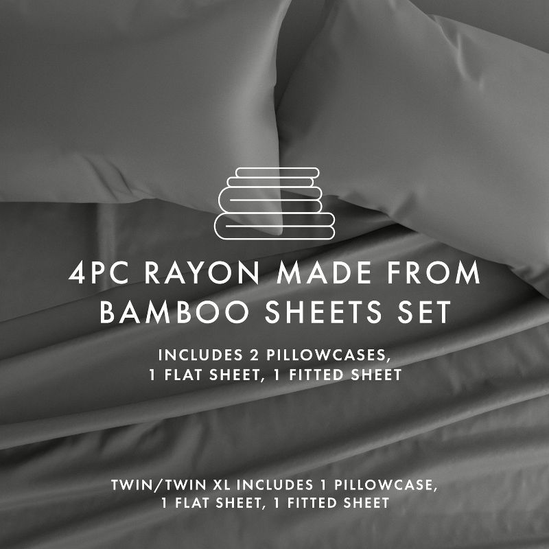 Softest Rayon made from Bamboo 4 Piece Sheet Set - Becky Cameron, 3 of 12