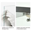VYNXARIA Glass Display Cabinet - 4-Shelf Curio with Door & Lock for Elegant Storage - 3 of 4