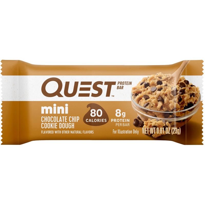 Quest Nutrition Mini Bars - Choco Chip Cookie Dough - 14ct, 5 of 10