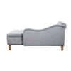 Sapphtopaz Storage Bench Velvet Ottoman Lounge Chair for Bedroom with Storage Upholstered Rolled Arm Chaise for Living Room, Bedroom, Entryway - 4 of 4