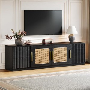Tribesigns 70.9" TV Stand, Wood Entertainment Center with 6-Tier Storage Shelf, Media Console Television Stands Cabinet for TVs Up to 80 Inches - 1 of 4