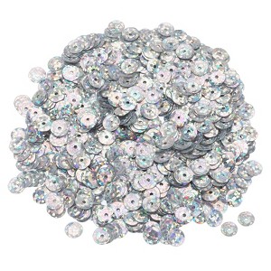 Unique Bargains Shine Smooth Crafts Sewing Cup Iridescent Sequins 2400 Pcs - 1 of 4