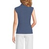 Lands' End Women's Cap Sleeve Drapey Rib Fitted Funnel Neck Tank - 2 of 4