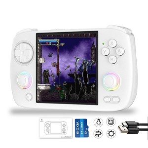 Anbernic RG Cubexx Retro Game Handheld 3.95" IPS Screen 128G Card Pre-Installed 5373 Games 3800mAh Supports 5G WiFi Bluetooth Online Fighting - 1 of 4