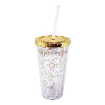 Just Funky Sailor Moon Wands 20 Ounce Carnival Cup with Lid