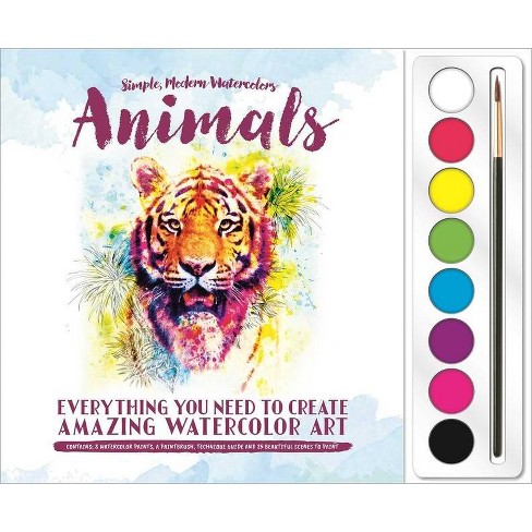 Vibrant Watercolor - (Paint with Me) by Geethu Chandramohan (Paperback)