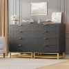 4-Drawer Dresser w/Gold-Tone Metal Handles - Bedroom Storage Organizer for Entryway, Hallway & Living Room - 2 of 4