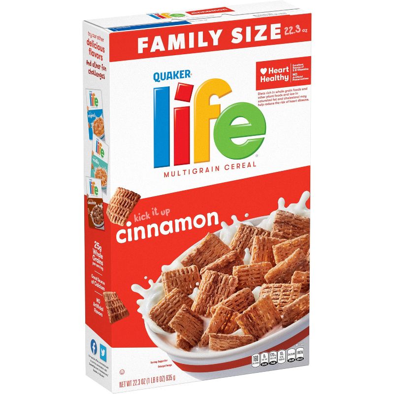Life Cinnamon Breakfast Cereal  , 1 of 7