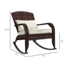 Maggift Patio Chaise Lounges Armchair sturdy Outdoor Garden Yard, Lawn, Backyard, Deck, Pool Side, Fire Pit, Half, Brown, 26"*35"*38.5" - 3 of 4