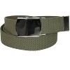CTM Cotton Adjustable Belt with Nickel Buckle - 3 of 4