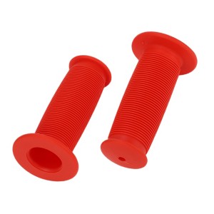 Unique Bargains Bike Handlebar Grips Covers 3.35" Red 1 Pair - 1 of 4
