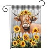 Briarwood Lane Summer Garden Flag 12x18 For Outdoor Highland Cow For Summer Garden Flag Flags For Outside - 2 of 4
