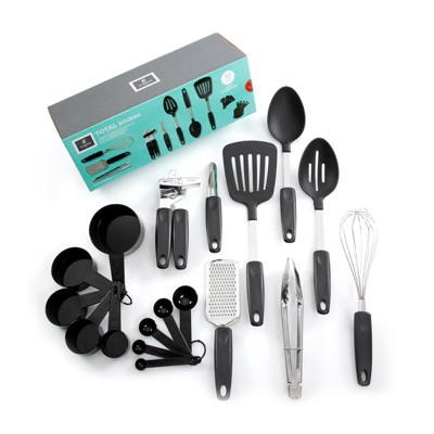 Kaluns Kitchen Utensils Set, 35 Piece Nylon And Stainless Steel Cooking  Utensils, Dishwasher Safe And Heat Resistant Kitchen Tools, Khaki : Target